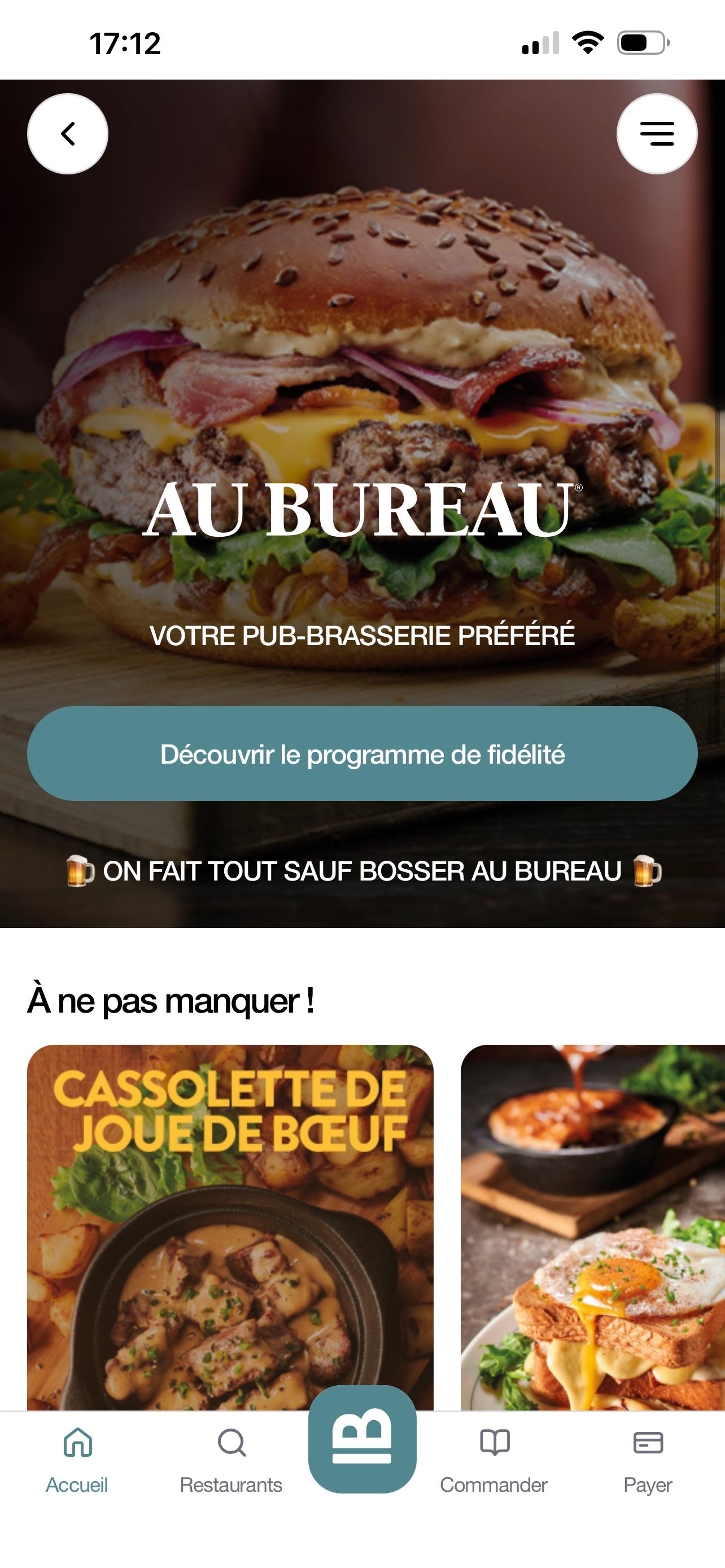 Cumulez des points
à chaque repas